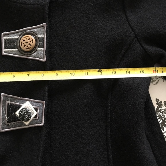 Icelandic Design Womans 100% Wool Bacall Coat XS - Picture 4 of 8